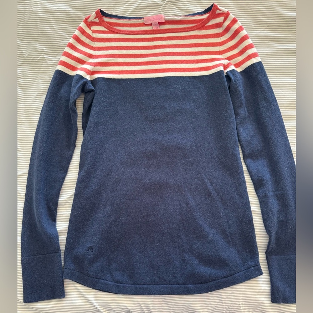 Lilly Pulitzer Boatneck Sweater Size Small